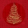 SERVIET 3-LAGS 24X24 CM 1000 STK. ELEGANT TREES