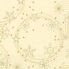 SERVIET 3-LAGS 40X40CM STAR SHINE CREAM