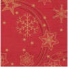 SERVIET 3-LAGS 24X24 CM STAR SHINE RED