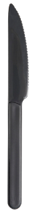 KNIV FLERGANGS GRÅ PP 18 CM 1000