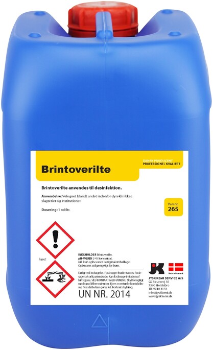 skrubbe obligatorisk Pris BRINTOVERILTE 35%, 28 KG