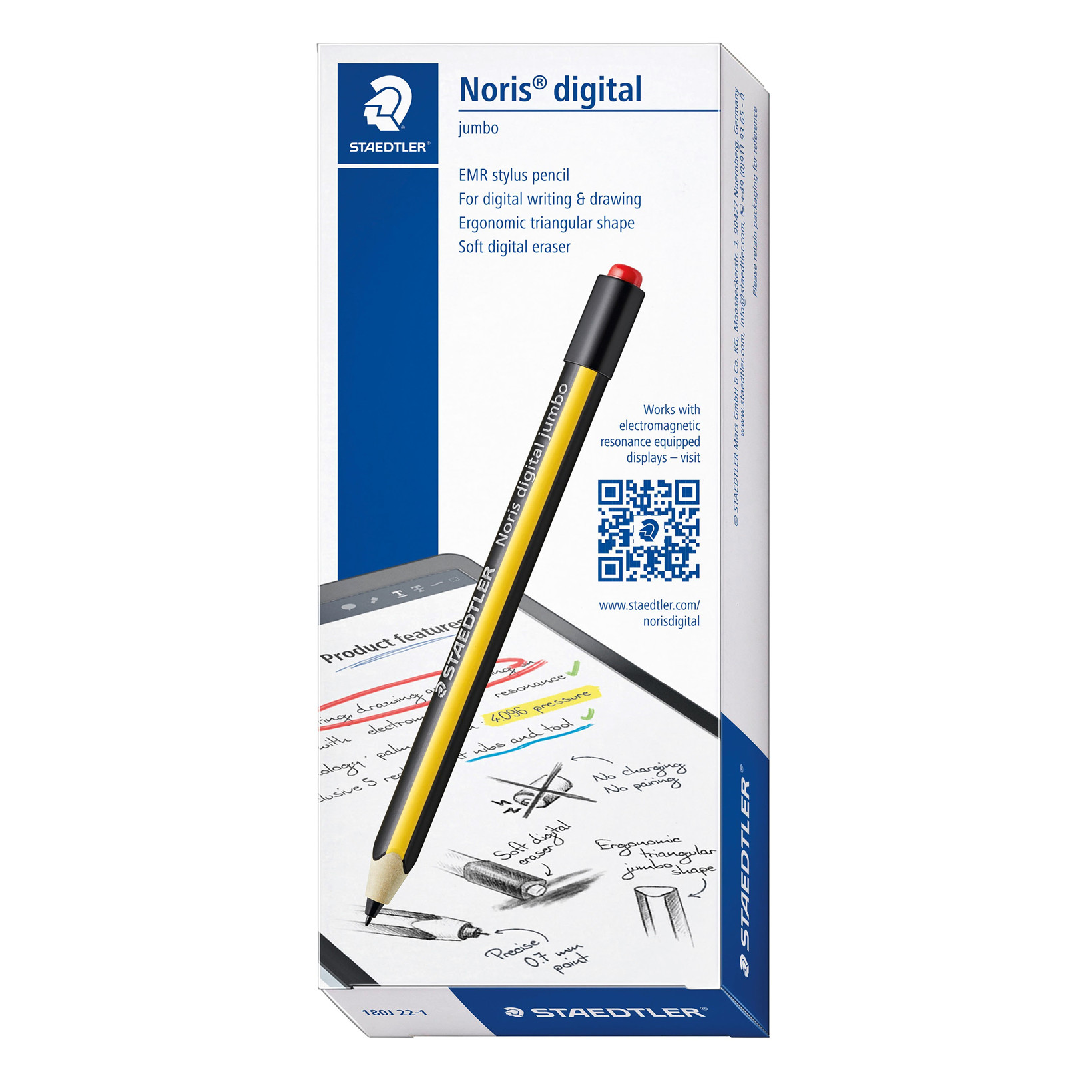 Staedtler Digital stylus jumbo pen Noris Køb billigt på Grafical.dk