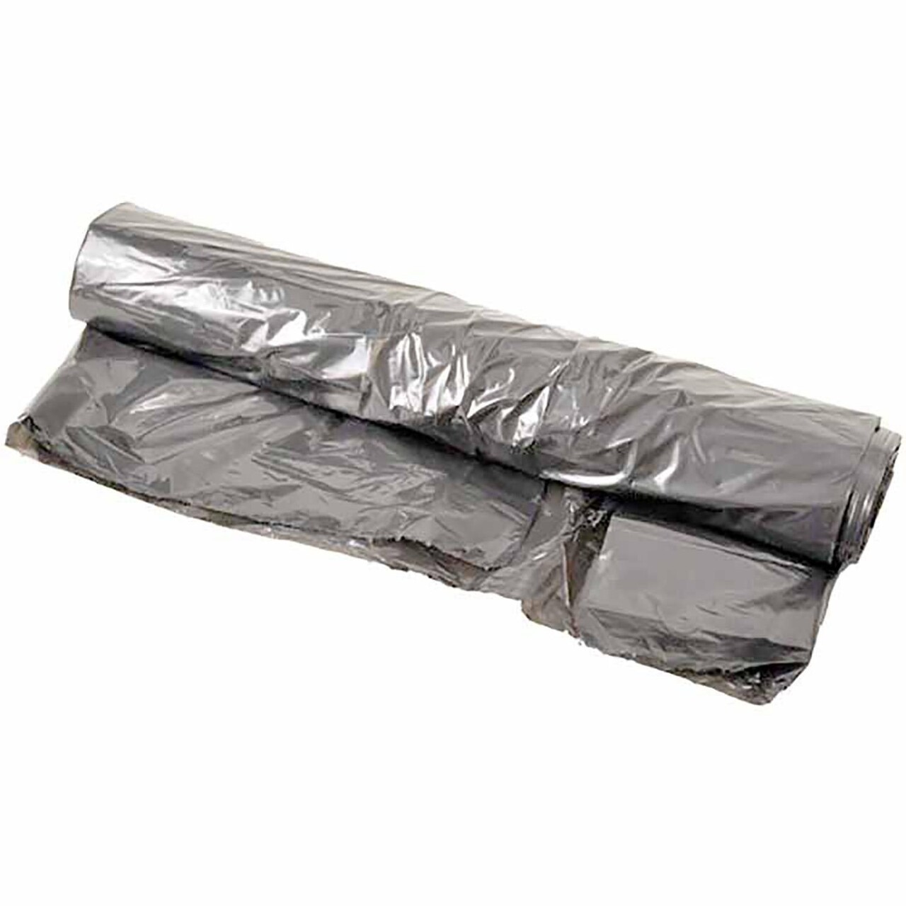 Spandepose 40ltr B500xL700mm 15my LDPE med Fals Kompakt Grå - 25 rl x 24 stk/krt