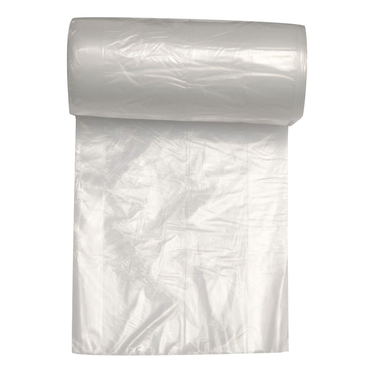 Spandepose 30ltr B500xL600mm 15my LDPE med Fals Kompakt Klar - 20 rl x 50 stk/krt