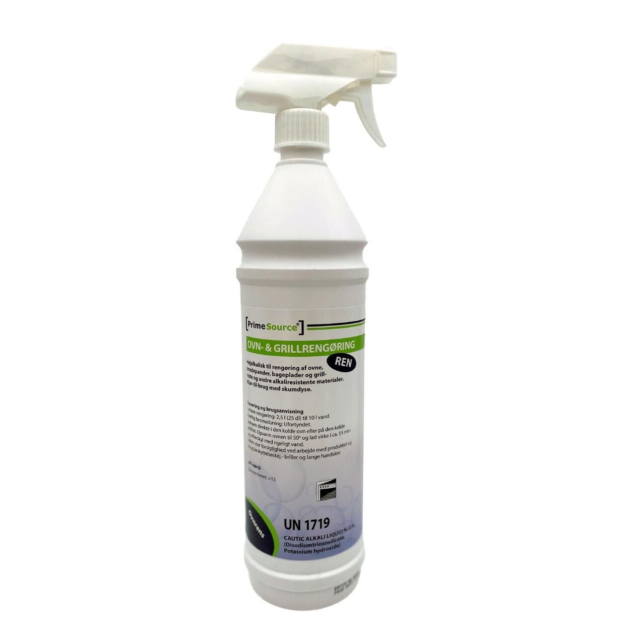 Ovn- og Grillrengøring Flydende Prime Source Ren 1ltr Højalkalisk - 15 fl x 1 ltr/krt