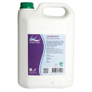 Cremesæbe - Pristine - Uden parfume og parabener - 5 l - 3 stk