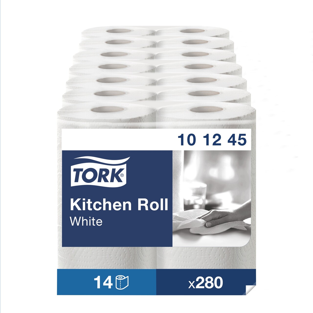Køkkenrulle Tork 101245 Plus 2-lags - 14 ruller
