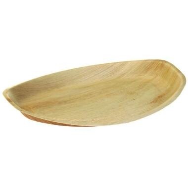 Fad 41x28x2.5 cm Stor Bionedbrydelig Palmeblad - 4 pk x 25 stk/krt