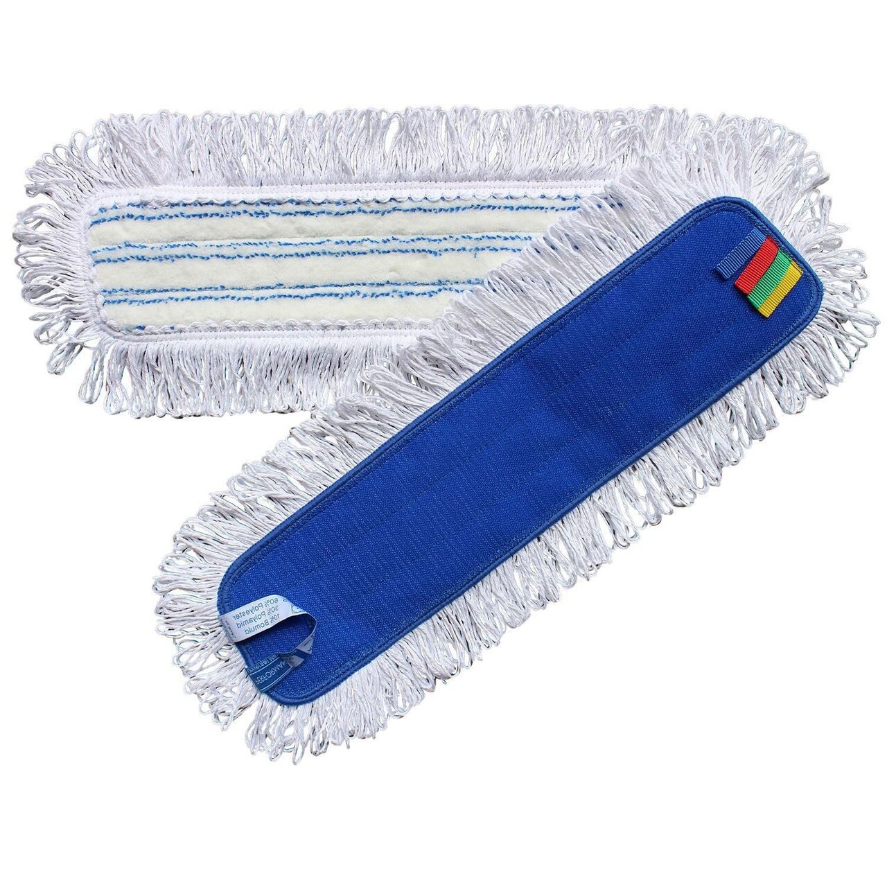 Moppe Velcro Universal Mop Max Plus 40cm Microfiber Öko-tex med Løkker Tør/Våd - 1 Stk
