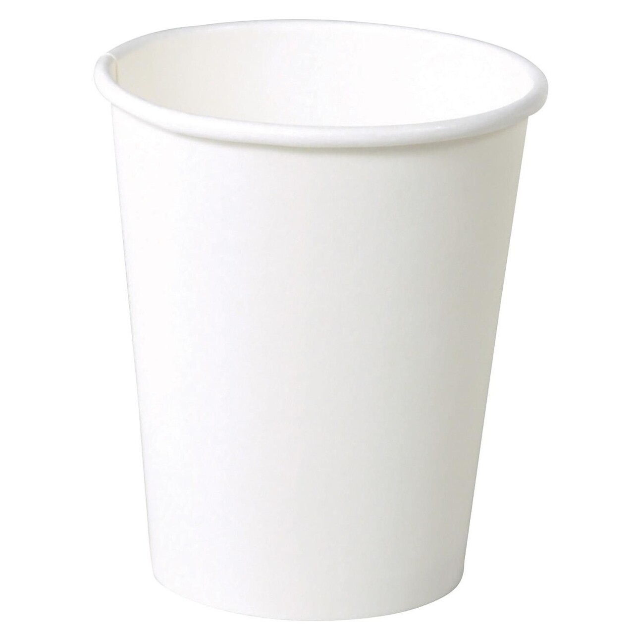 Kaffebæger Pap Ø80xH90mm 25cl 8oz Single Wall Hvid - 20 ps x 50 stk/krt