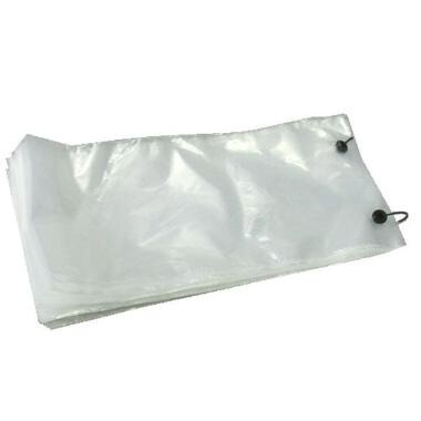 Plastpose 220x420/40+55 mm 45 my På blok Microperforeret huller PE Klar - 10 pk x 100 stk/krt