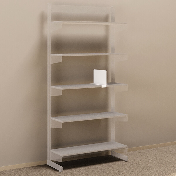 aLTI bogstøtte laminathylde højre - 265 x 155 mm