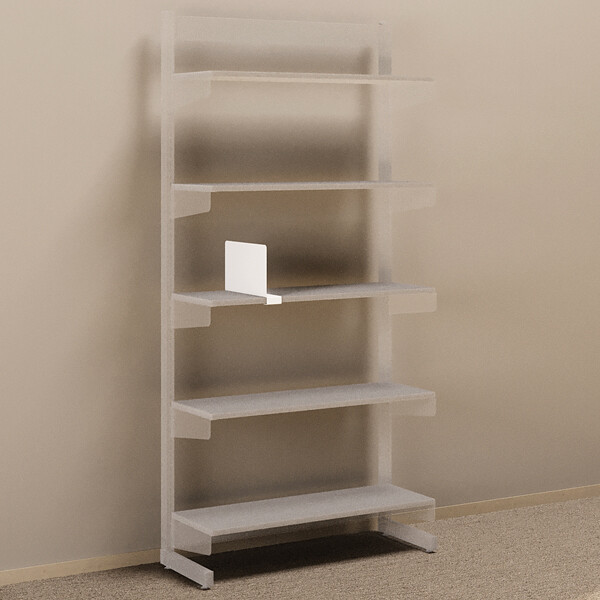 aLTI bogstøtte laminathylde venstre - 265 x 155 mm