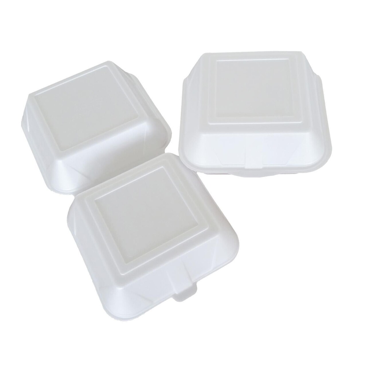 Burgerboks stor 155x155x80 mm XPS Hvid IP6 - 4 pk x 125 stk/krt