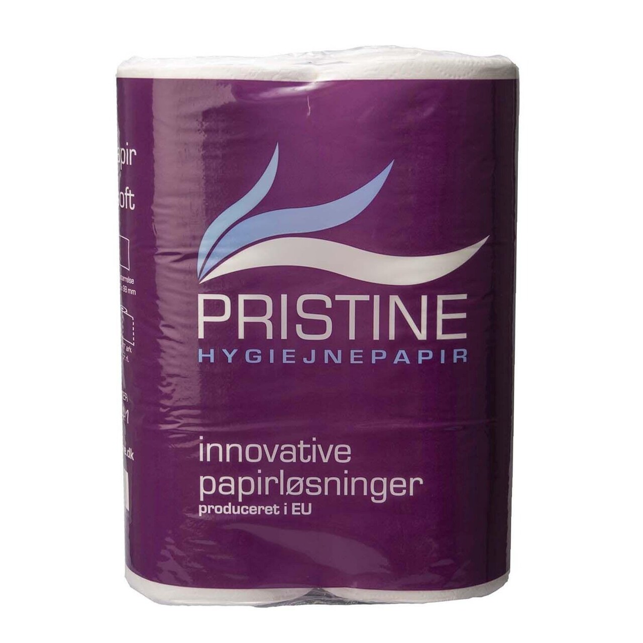Toiletpapir Pristine Extra Soft 2-lag Ø11xB9.8cmxL48m Perforeret Nyfiber Hvid - 10 pk x 6 rl/krt
