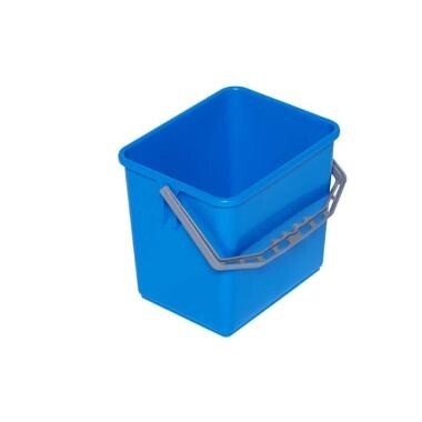 Spand 6 ltr Firkantet Blå - 1 Stk