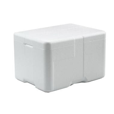 Termokasse 17 ltr 40x30x25 cm Coolsafe Medium med Låg EPS Hvid - 1 stk/krt