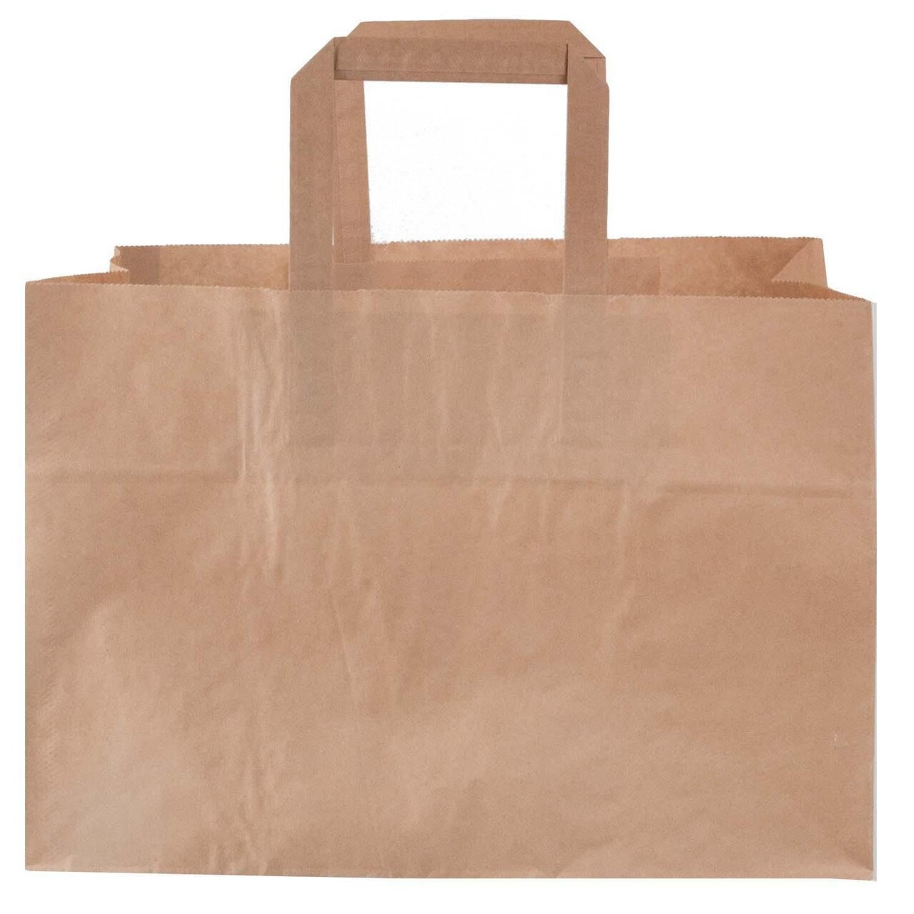 Bærepose 17 ltr 350x170x245mm 80 gr m/Hank Blomsterbærepose Papir Brun - 200 stk/krt