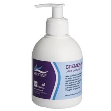Cremesæbe Pristine Svanemærket uden Parfume/Parabener pumpeflaske 300 ml - 12 fl x 300 ml/krt
