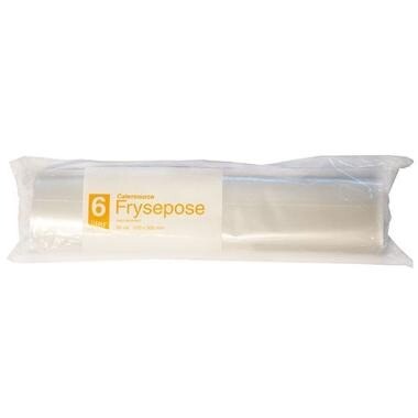 Frysepose Catersource 6 ltr 250x500 mm 34my med Skrivefelt LDPE - 30 rl x 50 stk/krt