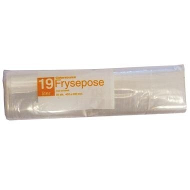 Frysepose Catersource 19 ltr 450x600 mm 38my med Skrivefelt LDPE - 30 rl x 20 stk/krt