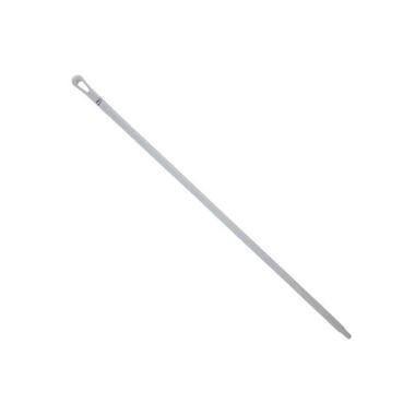 Skaft Ultra hygiejnisk Ø34x1500 mm med Gevind PP Hvid