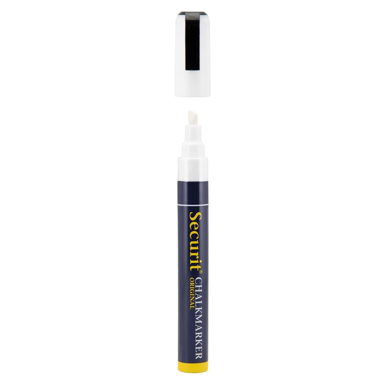 Tuschpen 1 stk Securit medium 2-6 mm Hvid