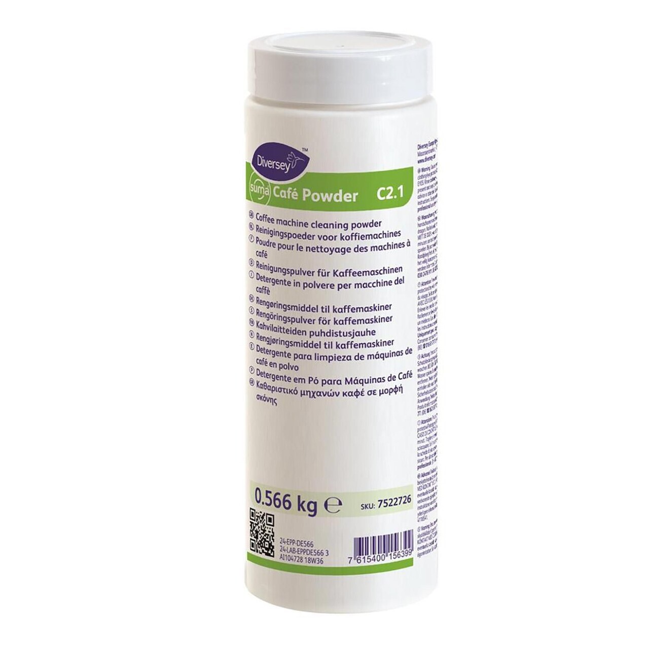 Rensemiddel Suma Café Powder C2.1 til Rengøring af kaffe/espressomaskiner - 2 ds x 566 gr/krt