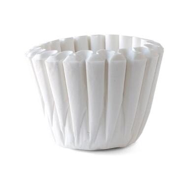 Skålfilter Catersource TCF 20ltr Ø457/Ø152xH153mm papir Svanemærket hvid - 2 pk x 250 stk/krt