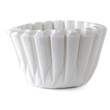 Skålfilter Catersource TCF 20ltr Ø457/Ø203xH127mm papir Svanemærket hvid - 2 pk x 250 stk/krt