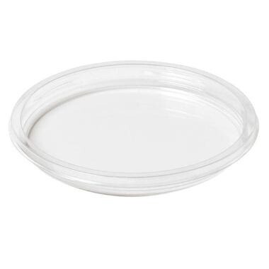 Plastlåg Ø116 mm RPET Klar til Bæger Crystal Deli - 10 ps x 35 stk/krt