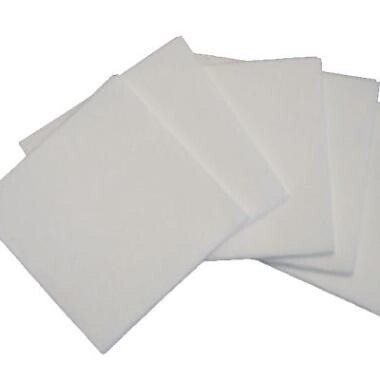 Universalklud 38x38cm 150g uden microplast hvid - 20 stk/pk