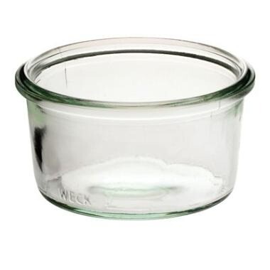 Patentglas Weck 370 ml Ø10.8x6.9 cm uden Låg Glas