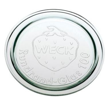 Låg Weck Ø10.8 cm til Patentglas. Glas