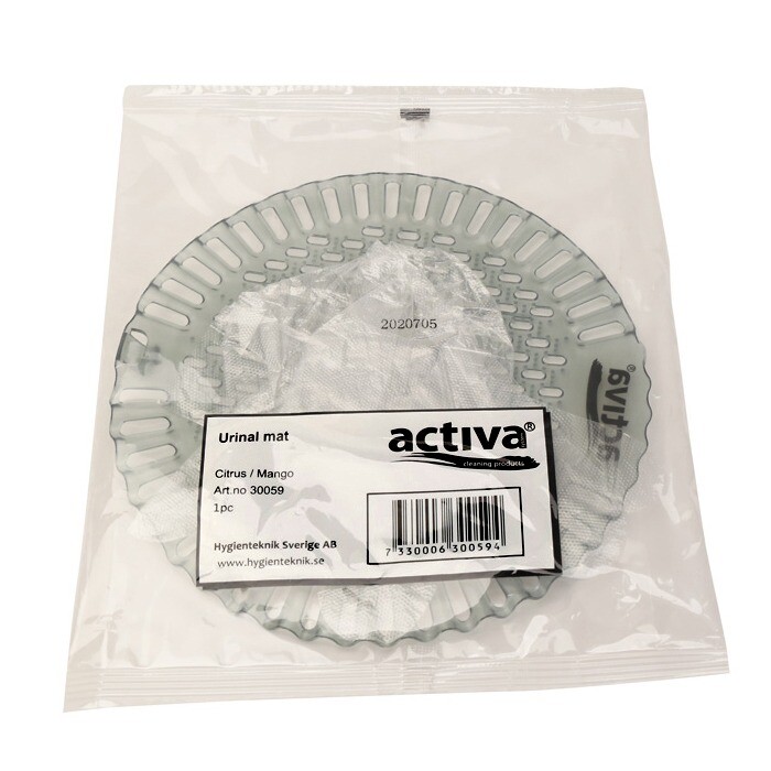 Urinalmåtte Activa Citrus/Mango med Parfume - 12 stk/pk
