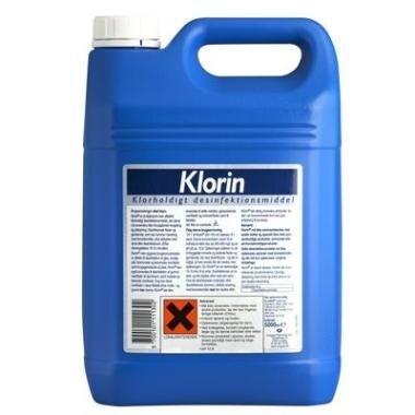 Desinfektion Klorin Original med aktiv klor uden parfume til overflader5 ltr - 2 dnk x 5 ltr/krt