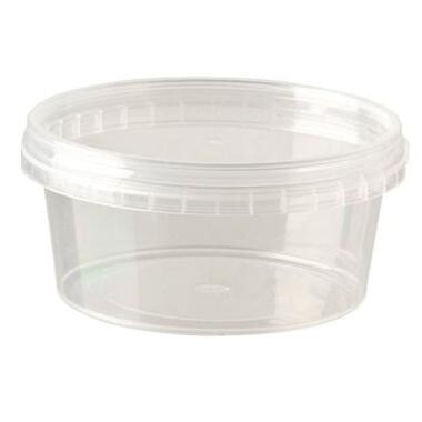 Plastbæger 180ml Ø92xH44,5mm Rund PP Klar - 200 stk/ps