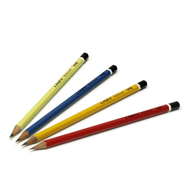 Blyanter Linex HB display ass. 144stk