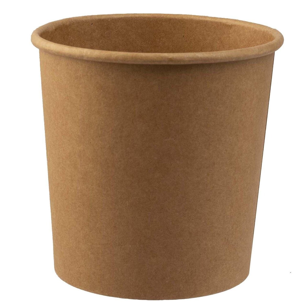 Papbæger Soup-To-Go 50 cl Ø96x95 mm Plast på indersiden Brun - 20 ps x 25 stk/krt