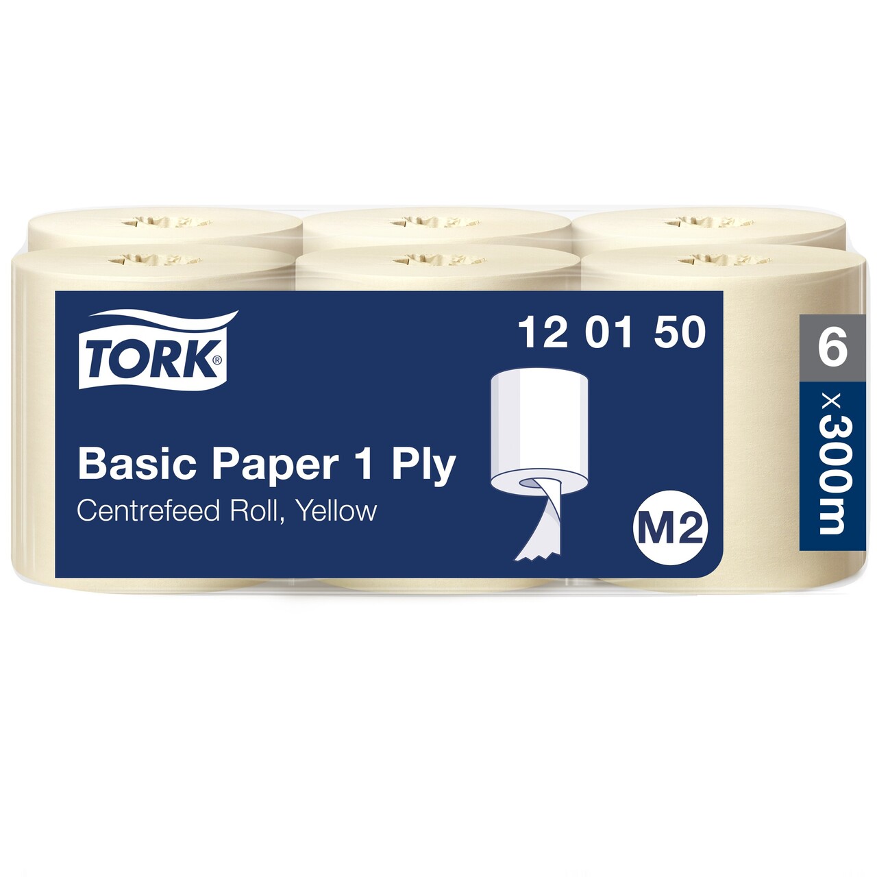 Tork Basic Paper 1 Ply M2 - 120150 - 6 ruller