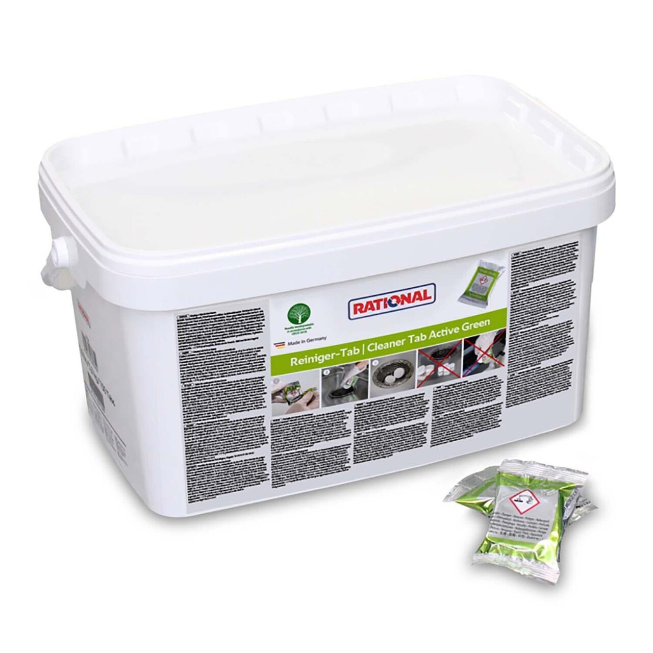 Ovnrengøring Rational tablet Cleaner Tab Active Green 150stk til ICP og ICC ovne - 150 stk/sp