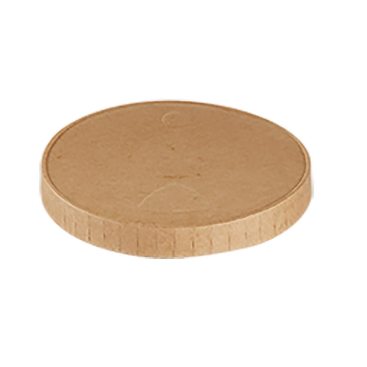 Paplåg Ø 62 mm til dressingbæger kraft pap/PE Brun - 30 ps x 50 stk/krt