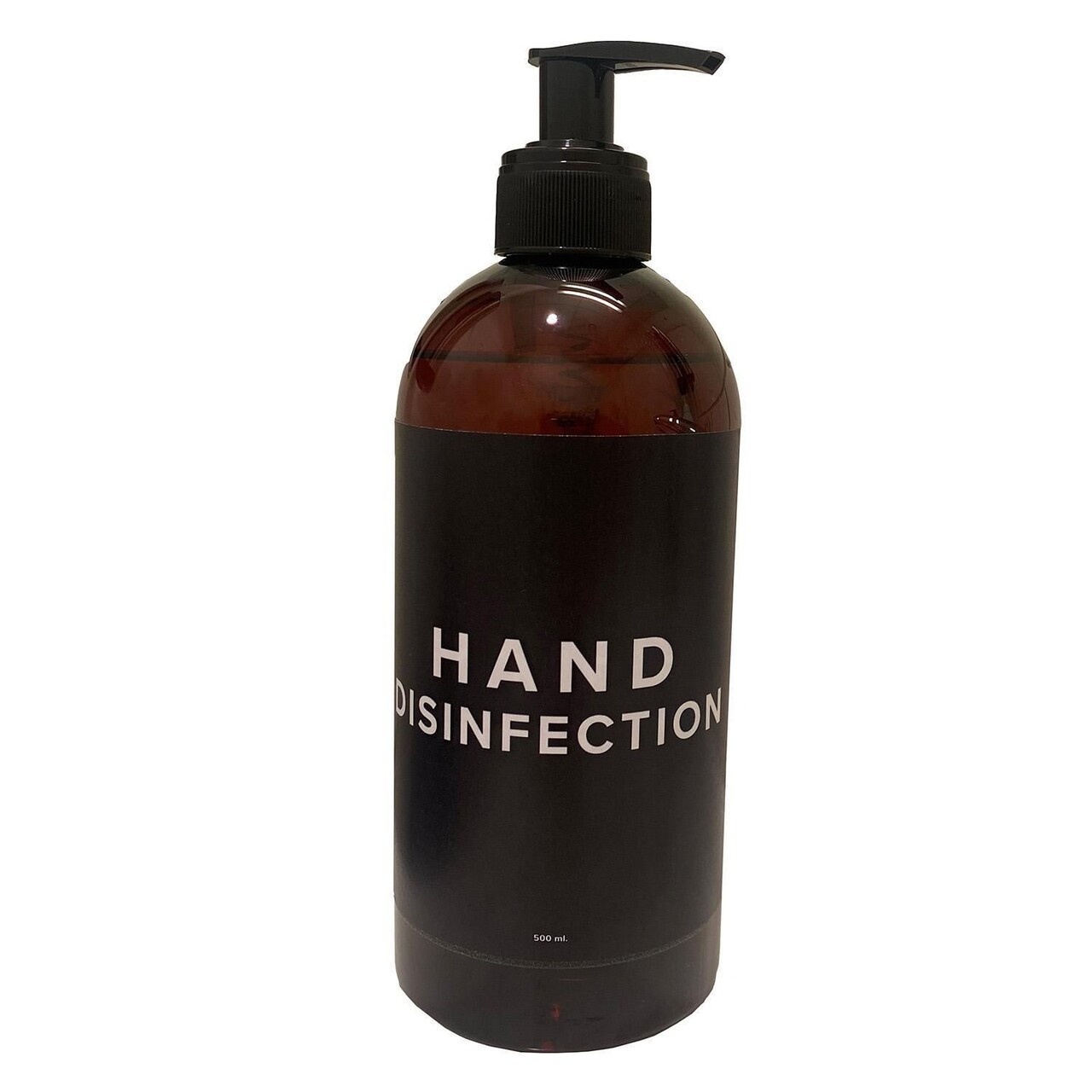 Hånddesinfektion gel 85% ethanol med glycerin eksklusiv flaske med pumpe 500 ml - 12 fl/krt