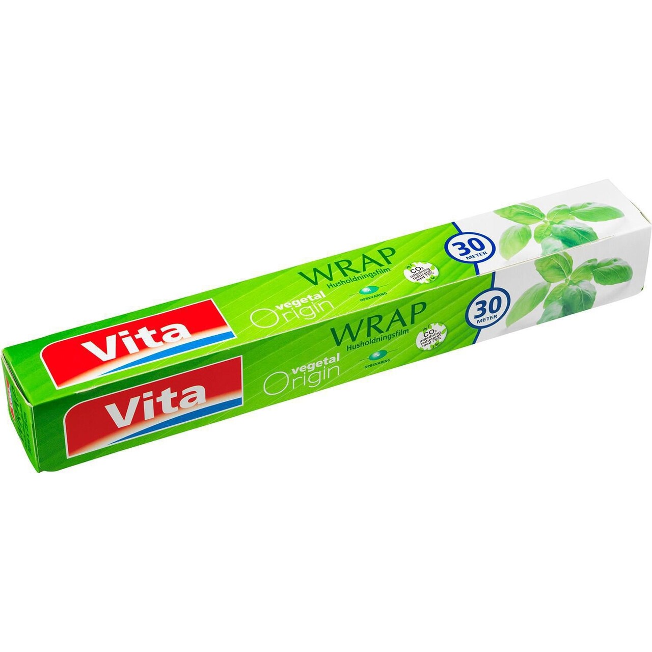 Film Uperforeret Vita VO B29cmxL30m 10my PE Klar i cut-box - 24 rl/krt