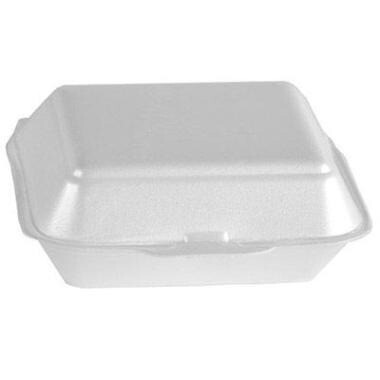 Burgerboks stor 185x145x73 mm XPS Hvid HP2 - 4 pk x 150 stk/krt