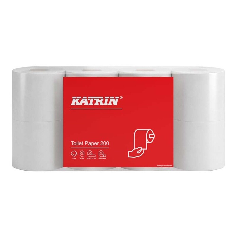 WC Papir, Katrin 181402, Classic, 200 - 64 toiletruller