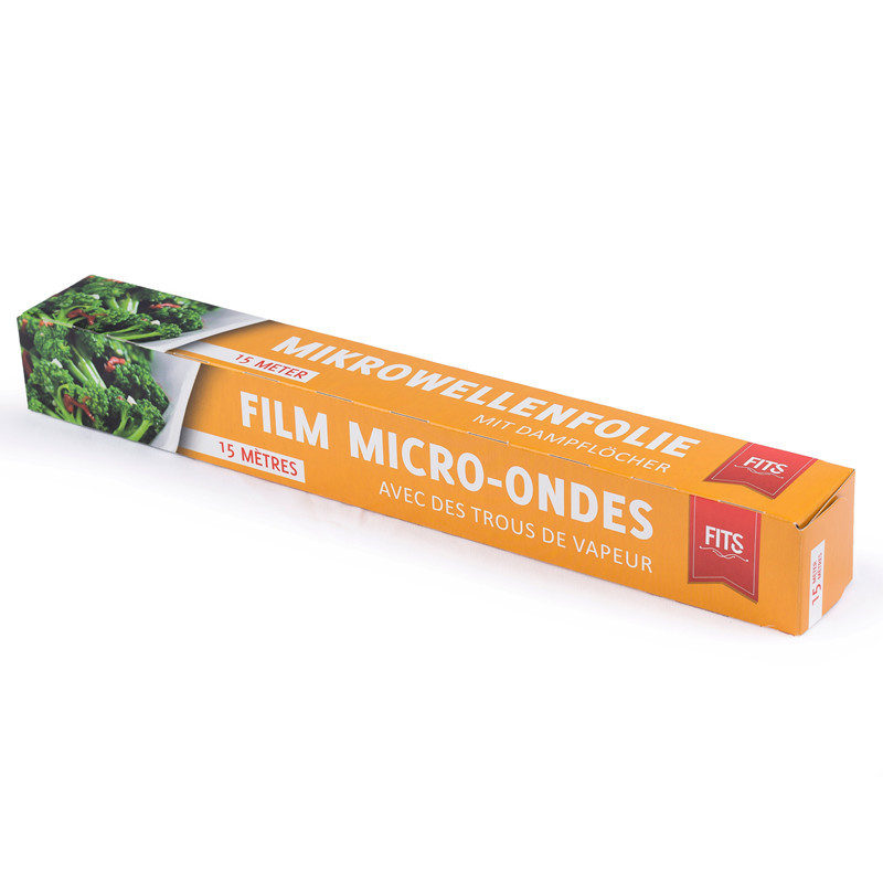 Husholdningsfilm microovn microperforeret i dispenserbox - 30 cm x 15 meter