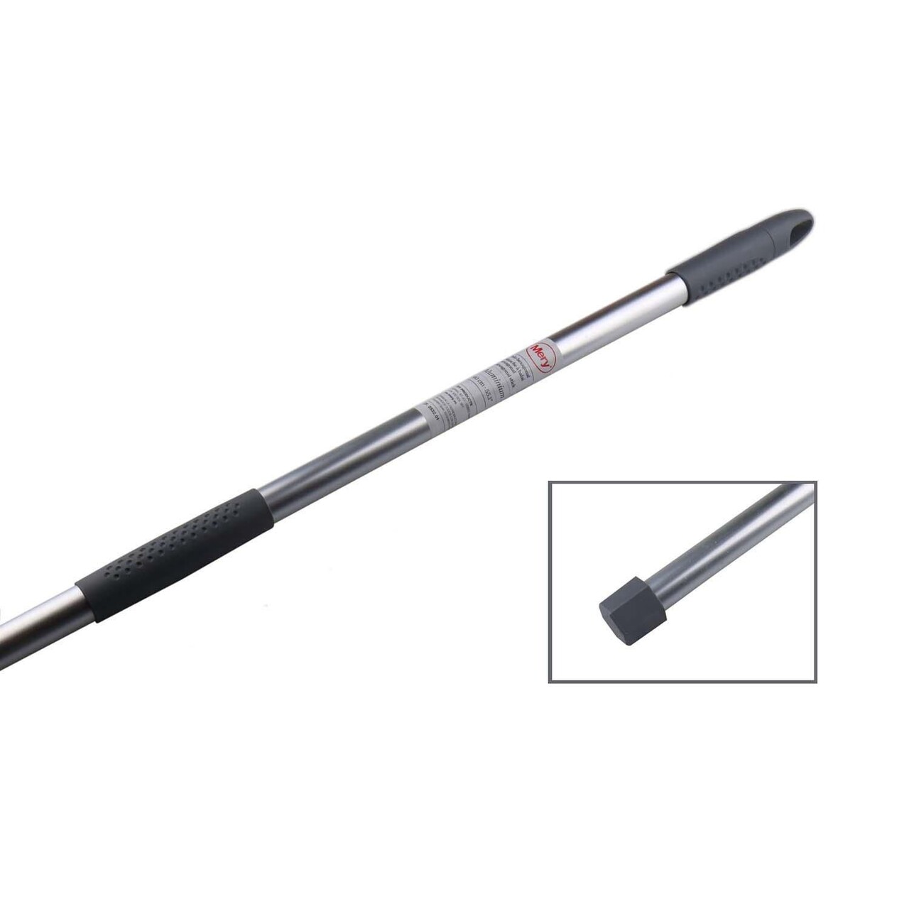 Skaft 140 cm Sekskantet gevind Aluminium til Minimop