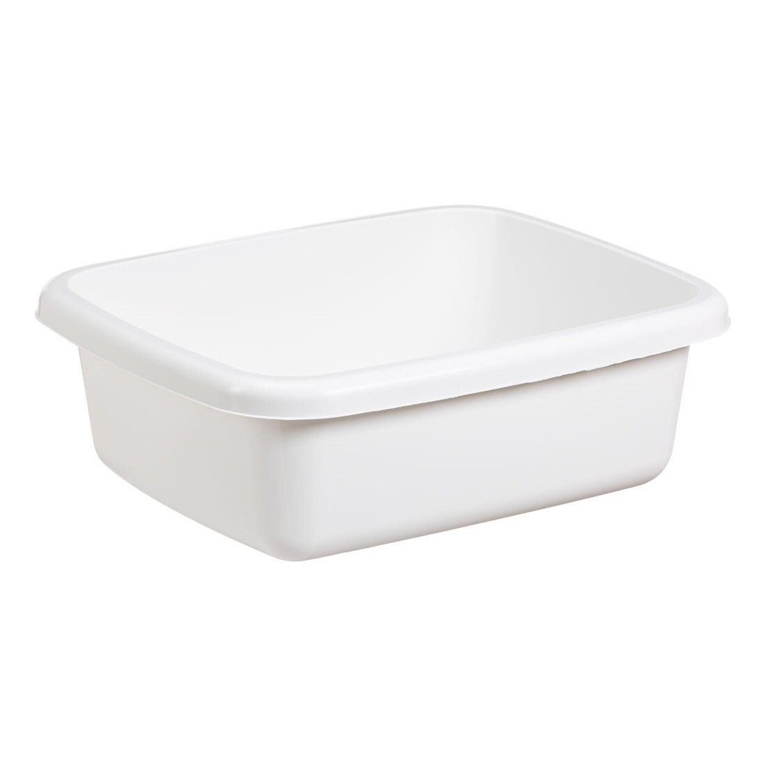Opvaskebalje 10 ltr 370x302x124 mm Rektangulær Hvid
