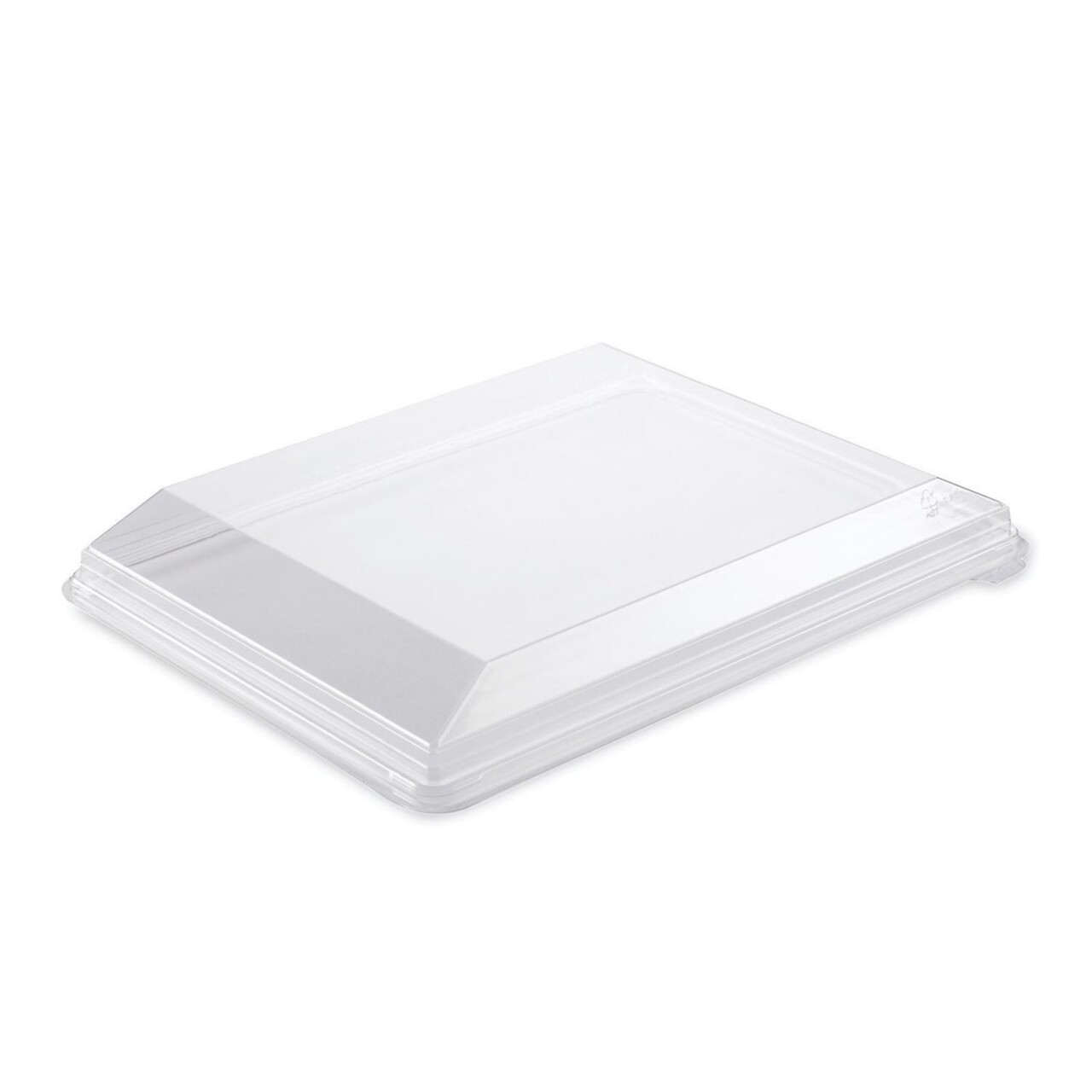 Plastlåg Zen Tapas L320xB250xH36mm RPET Klar - 2 pk x 60 stk/krt